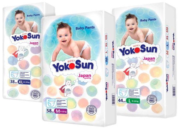 Подгузники трусики Yokosun(якосан)
