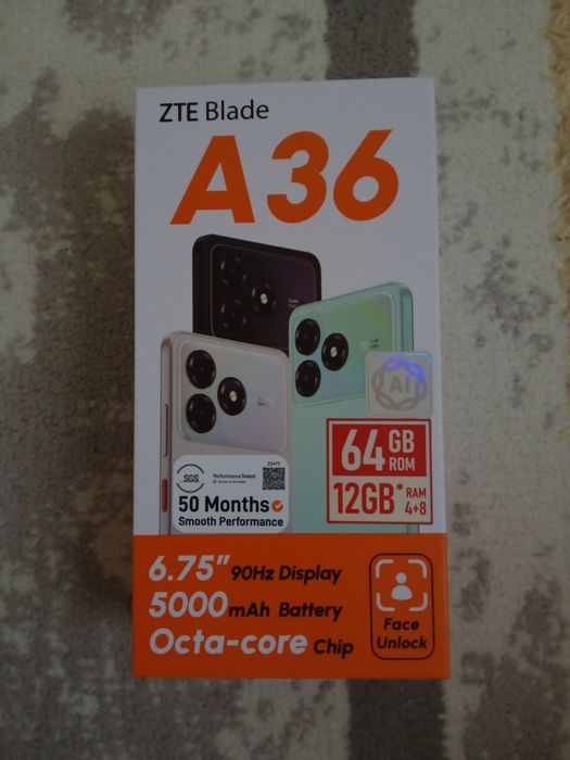 Новый телефон zte blade A36