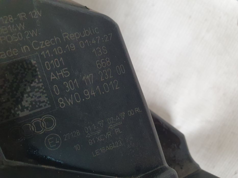 Far dreapta full led Audi A4 B9 Facelift dupa 2019 cod 8W0941012