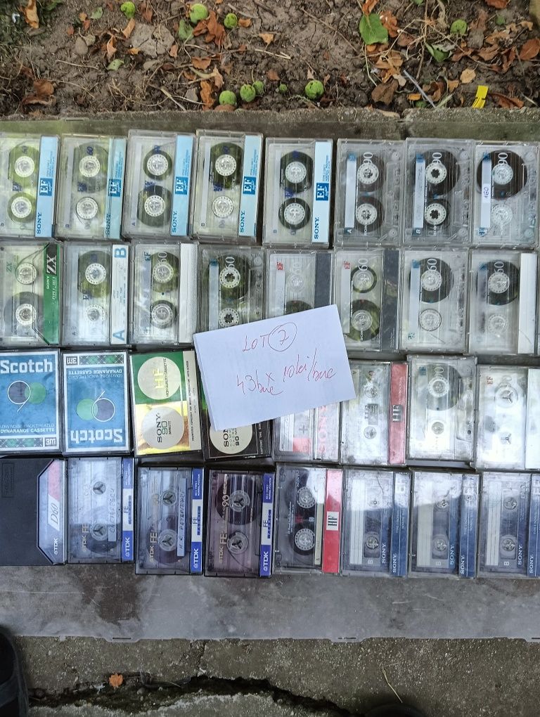 Lot casete audio Sony și Tdk