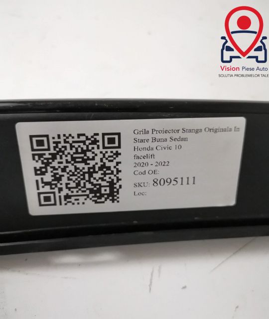 Оригинална лява решетка на фар в добро състояние Седан Хонда Сивик / H