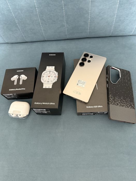 samsung s 25 ultra g512 серебристый комплект