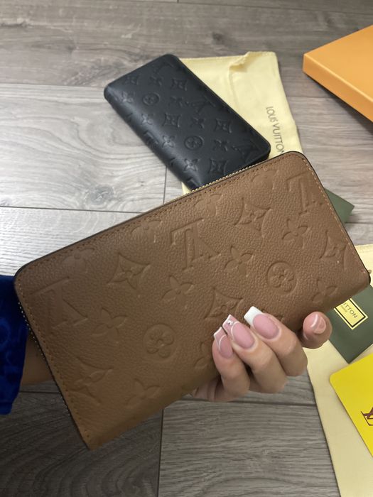 Portofel Louis Vuitton-calitate superioară Poze reale 100% fermoar ins