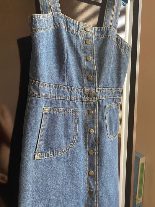 Сарафан джинсовая