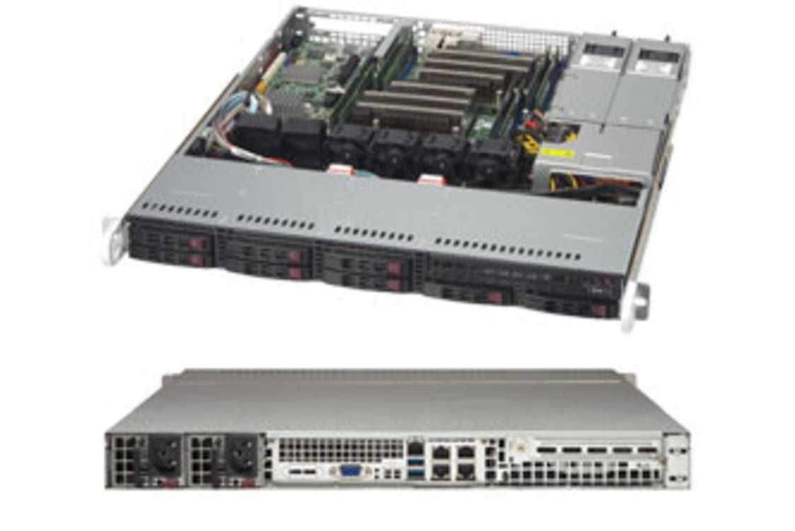 Server SUPERMICRO, Xeon 8Core 4 1.7Ghz ,HDD 300GB 12Gb/s 10K, 24GB RAM
