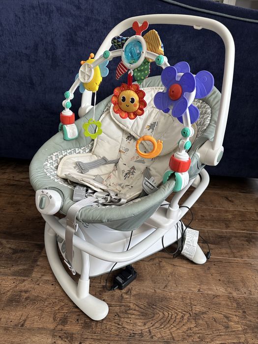 Жезлонг качеля детская sansa