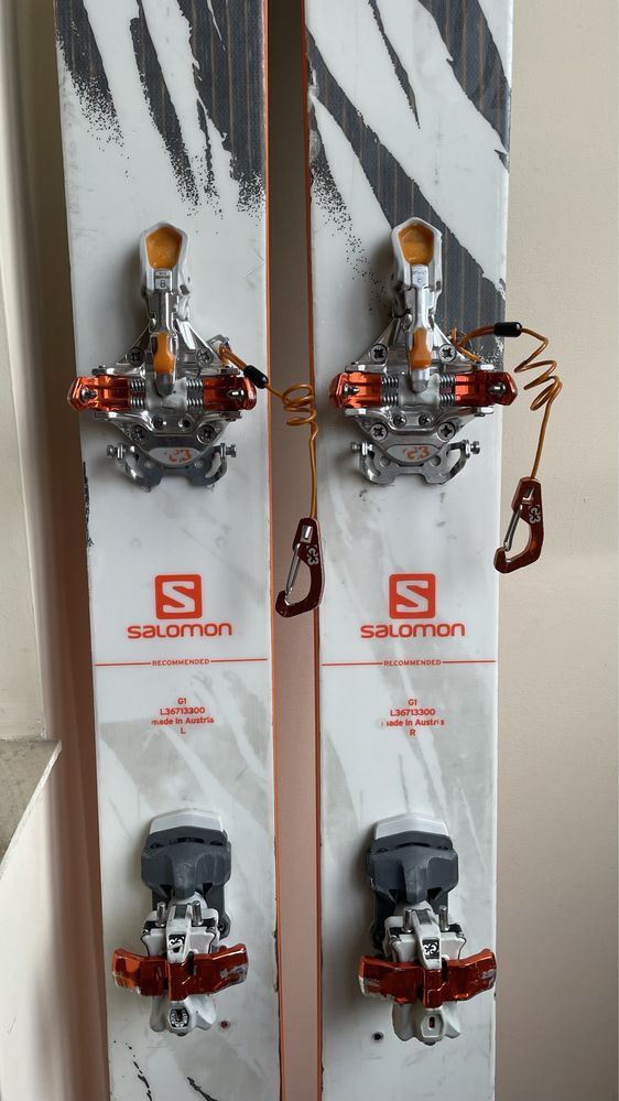 Ски Salomon BC Lab 115/ 184cm + G3 ION 12 LT + G3 колани и крампони
