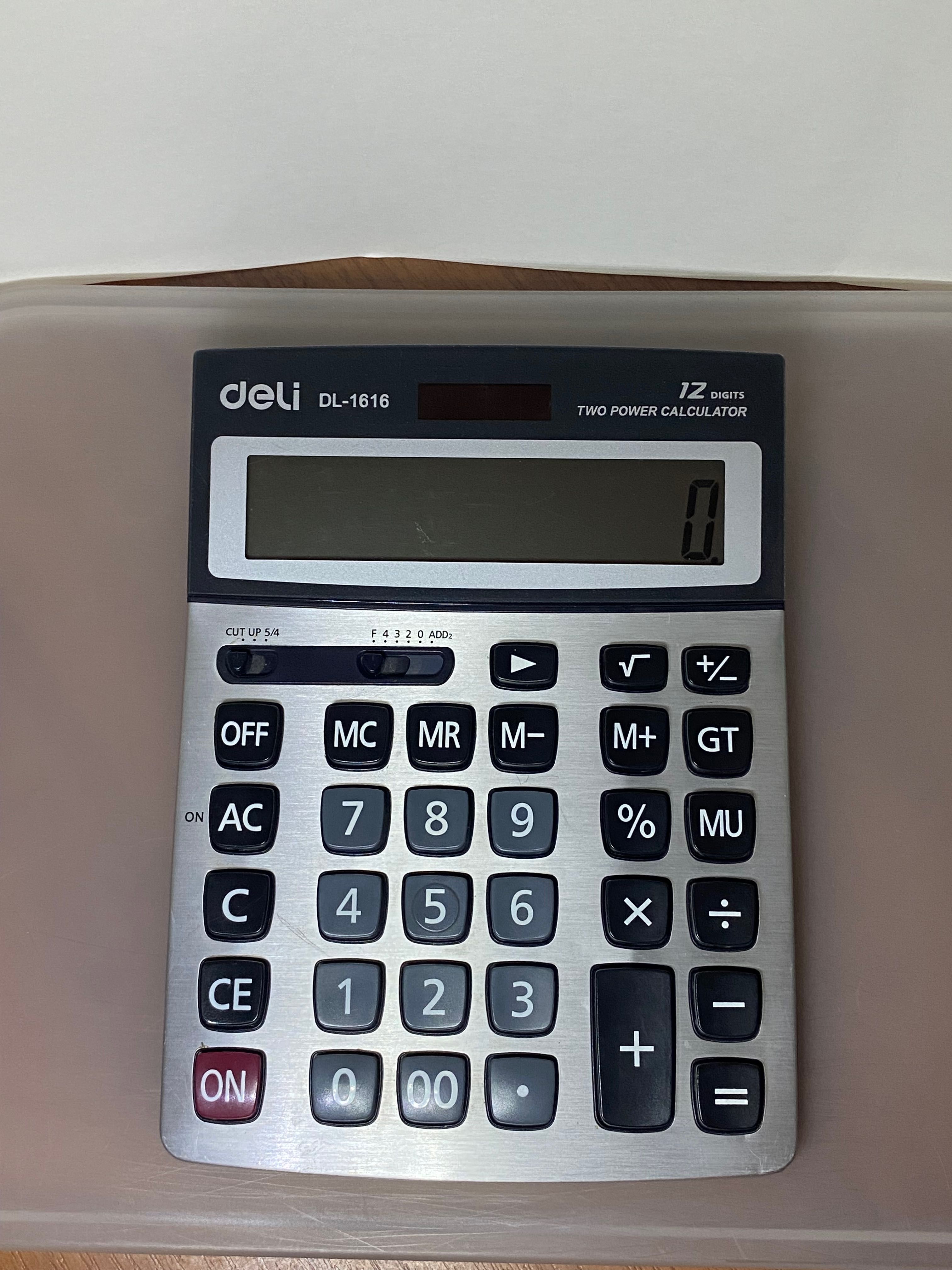 Kalkulyator Deli DL-1616/ Калькулятор Deli DL-1616 (12 digits)
