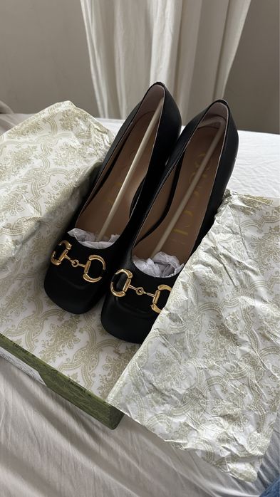 GUCCI Baby Horse Bit Ballerina Flats