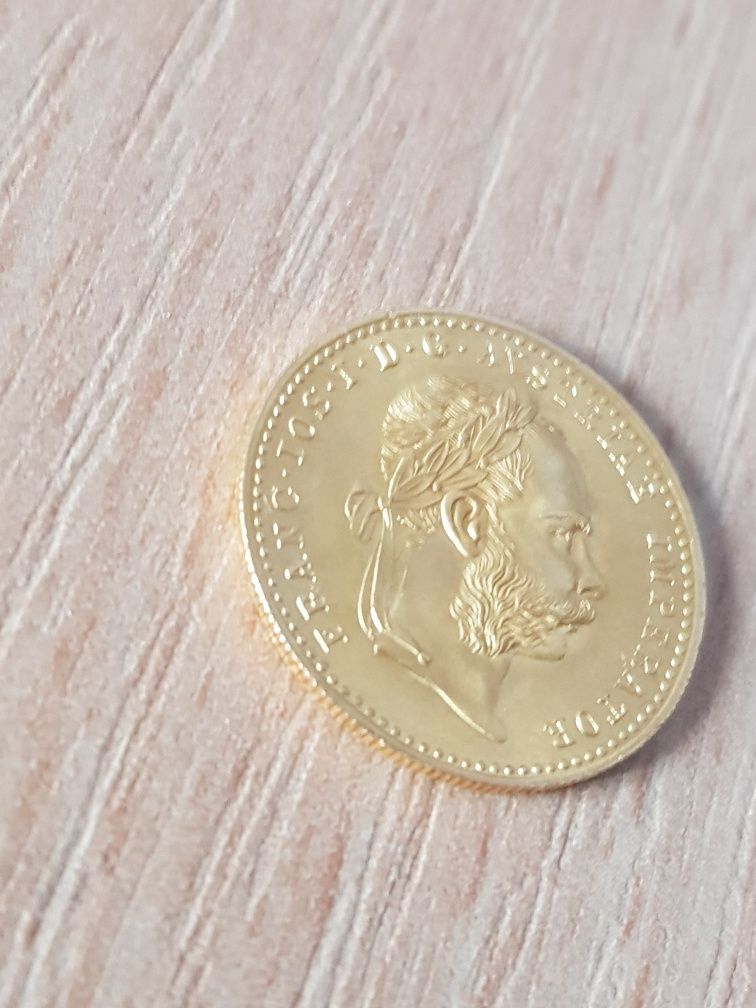 Moneda aur 1 ducat dukat 1915 franz jozef investitie