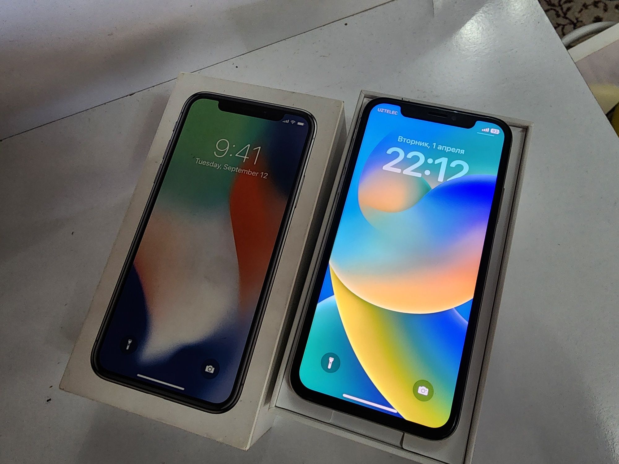 Iphone X White 256GB Karobka Dk bor Srochna Toshkent