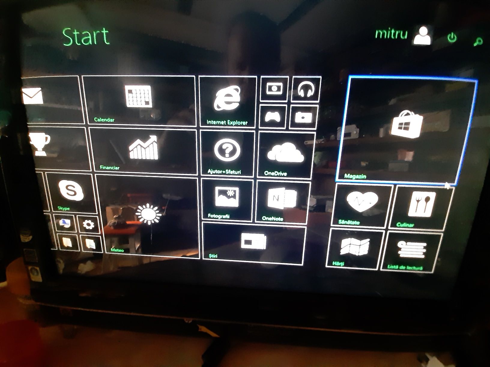 All in of hp cu touch-screen