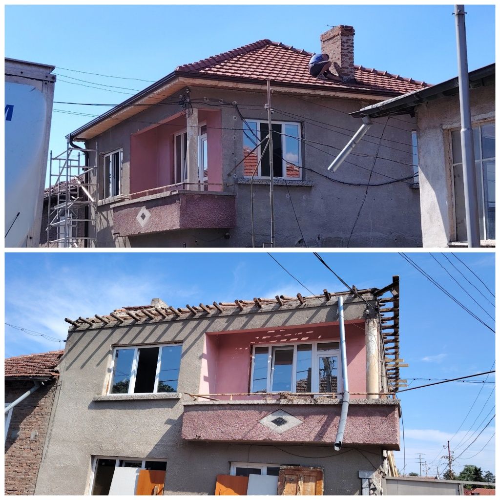Ремонт на покриви Карлово