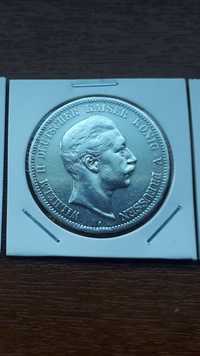 Серебряная монета 5 марок.