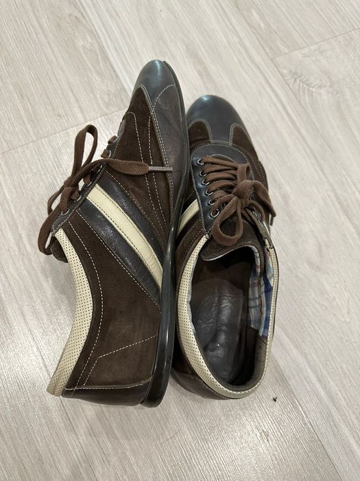 Мокасины кожаные, коричневого цвета