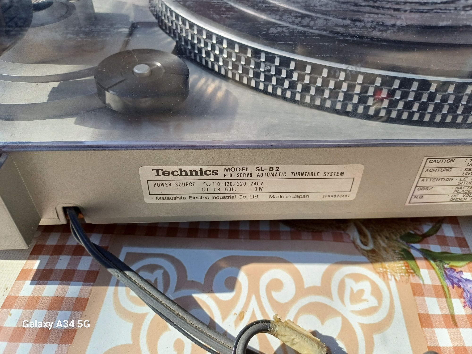 Technics sl B2 servo automatic pick-up original japan