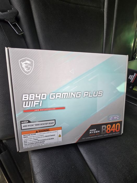 Placa de baza MSI B840 GAMING PLUS WIFI, AM5, DDR5