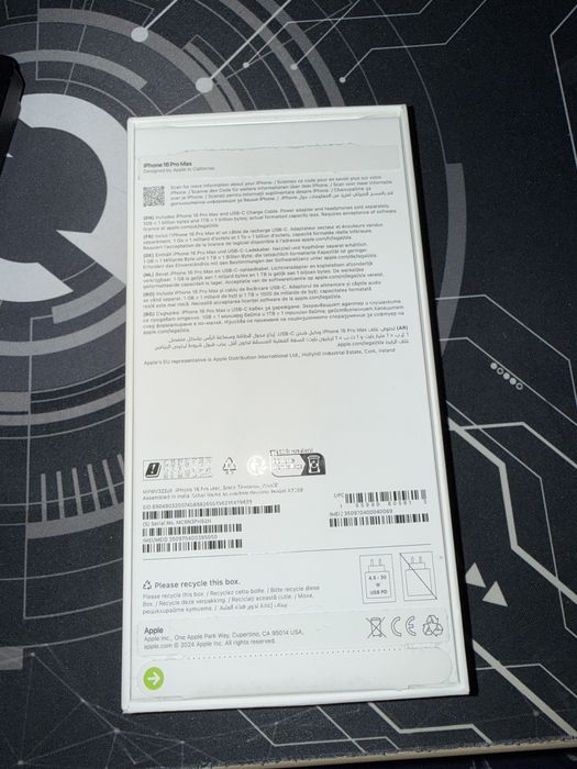 Iphone 16 pro max 256gb 97%baterie