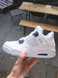 Nike Jordan 4 alb cu mov