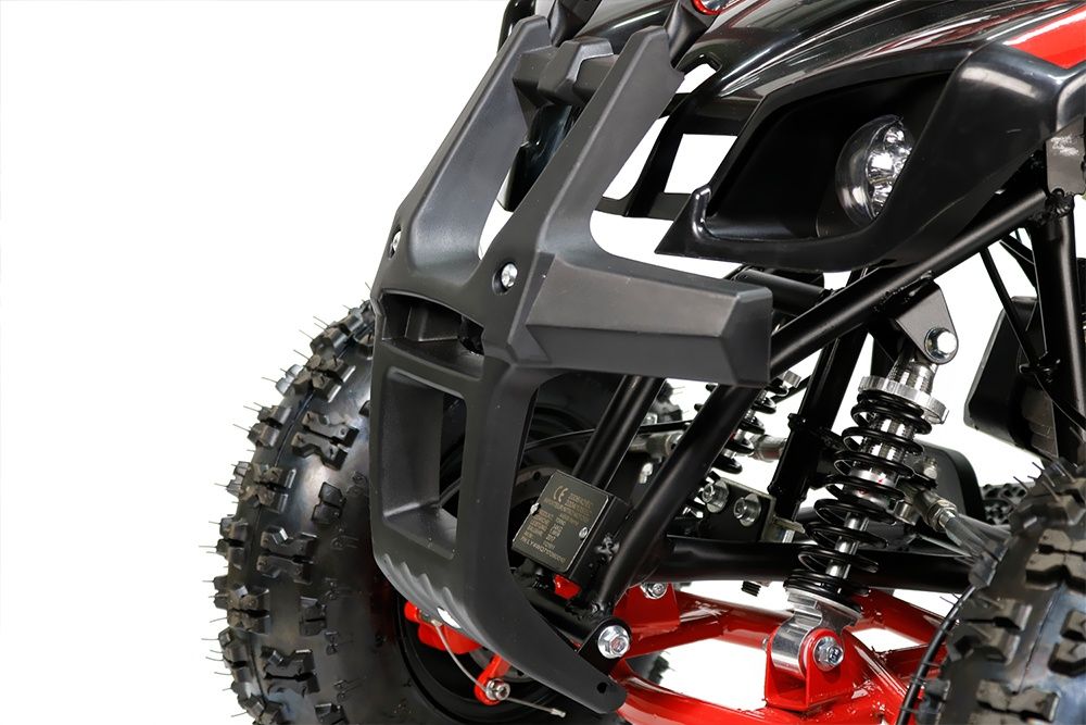 Mini ATV electric NITRO Torino Deluxe Quad 800W 36V #Rosu