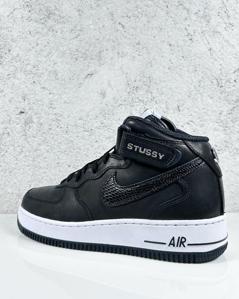 Nike x Stussy Air Force 1 Mid Black