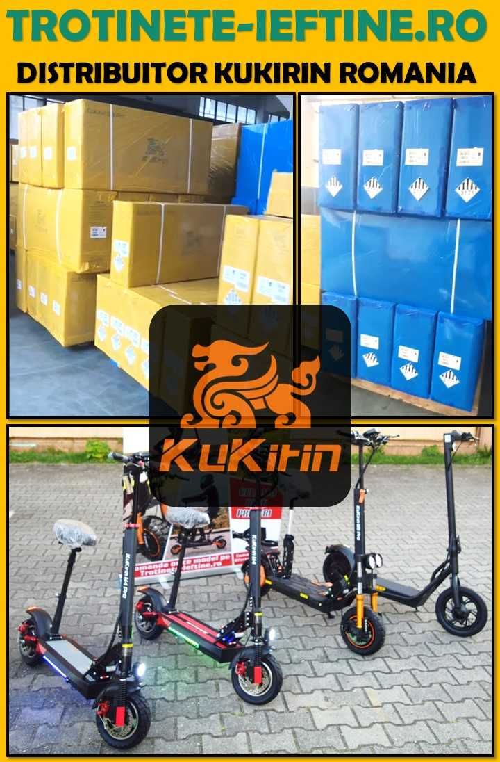 Alege trotinetele Kukirin pentru experiente unice de transport!