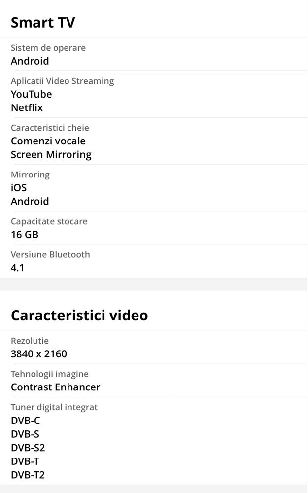 Sony bravia 164 cm KD 65xe8577 4K Ultra HD