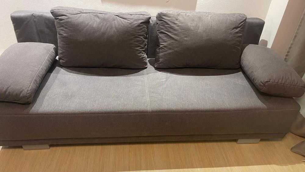 Canapea extensibilă, 3 locuri, stofă si fotoliu NOYER & VEGGER