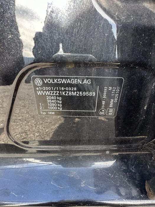 Vw Golf 2.0BMM/DSG На Части