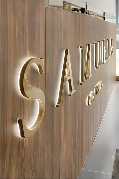 Изготовление вывесок из нержавейки