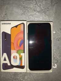 Samsung A01 hotira 32 holati yahshi ekrani usti shishasida singan ishl