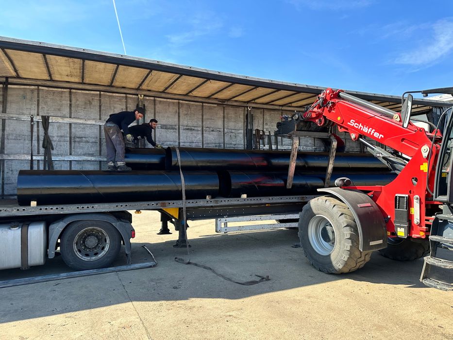 Teava sudata elicoidala protectie