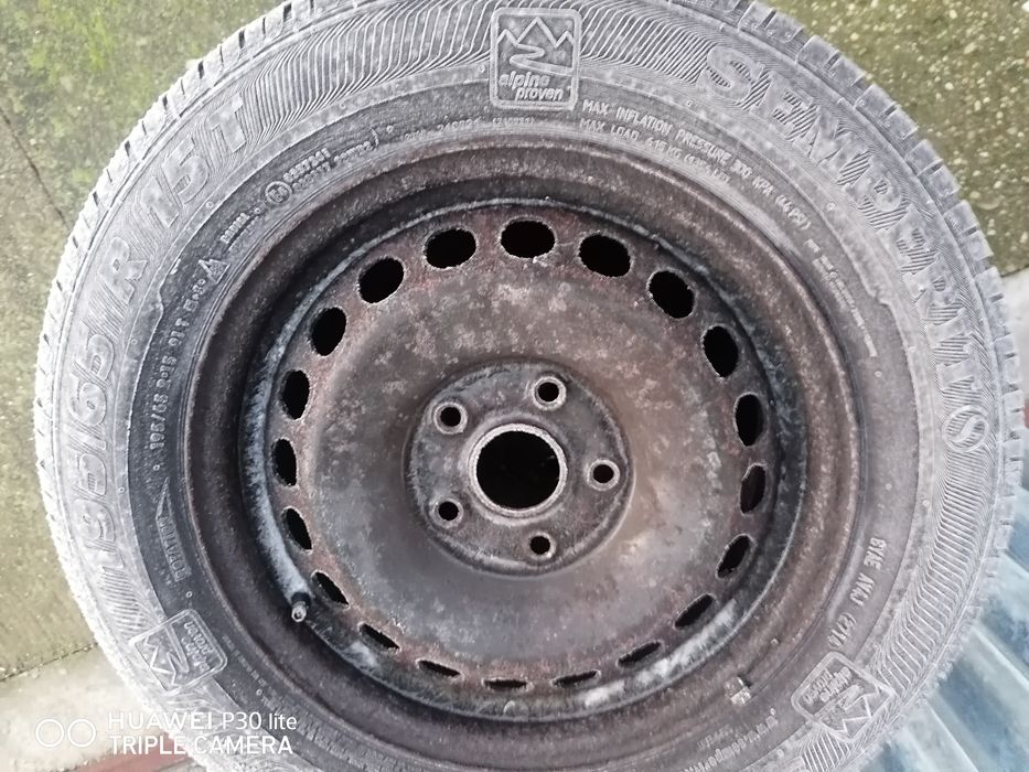 Oferta Anvelope iarna 195/65/15 cu jante 5x112 vw Audi skoda seat