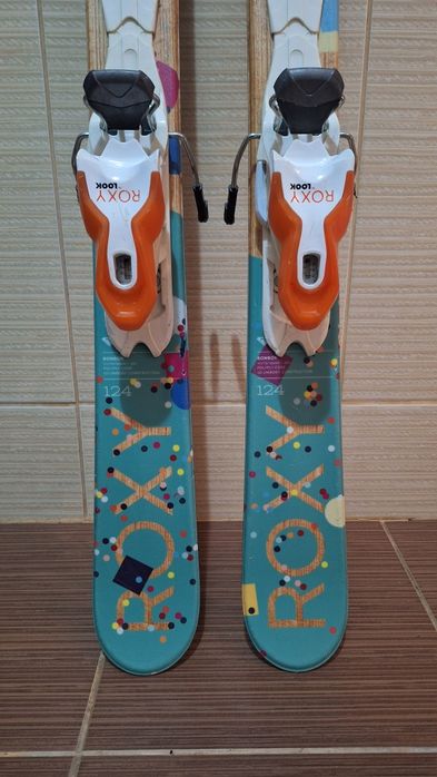 Schiuri 124cm Roxy - clapari ski- Set schi