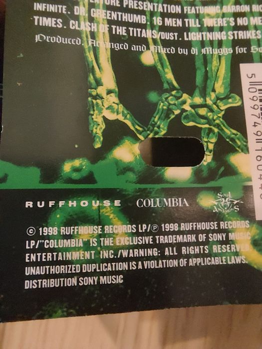 Cypress Hill IV Caseta 1998