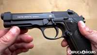 Pistol Airsoft Beretta PUTERE MARE!! 4,7j Slide otel Co2+Bile CADOU
