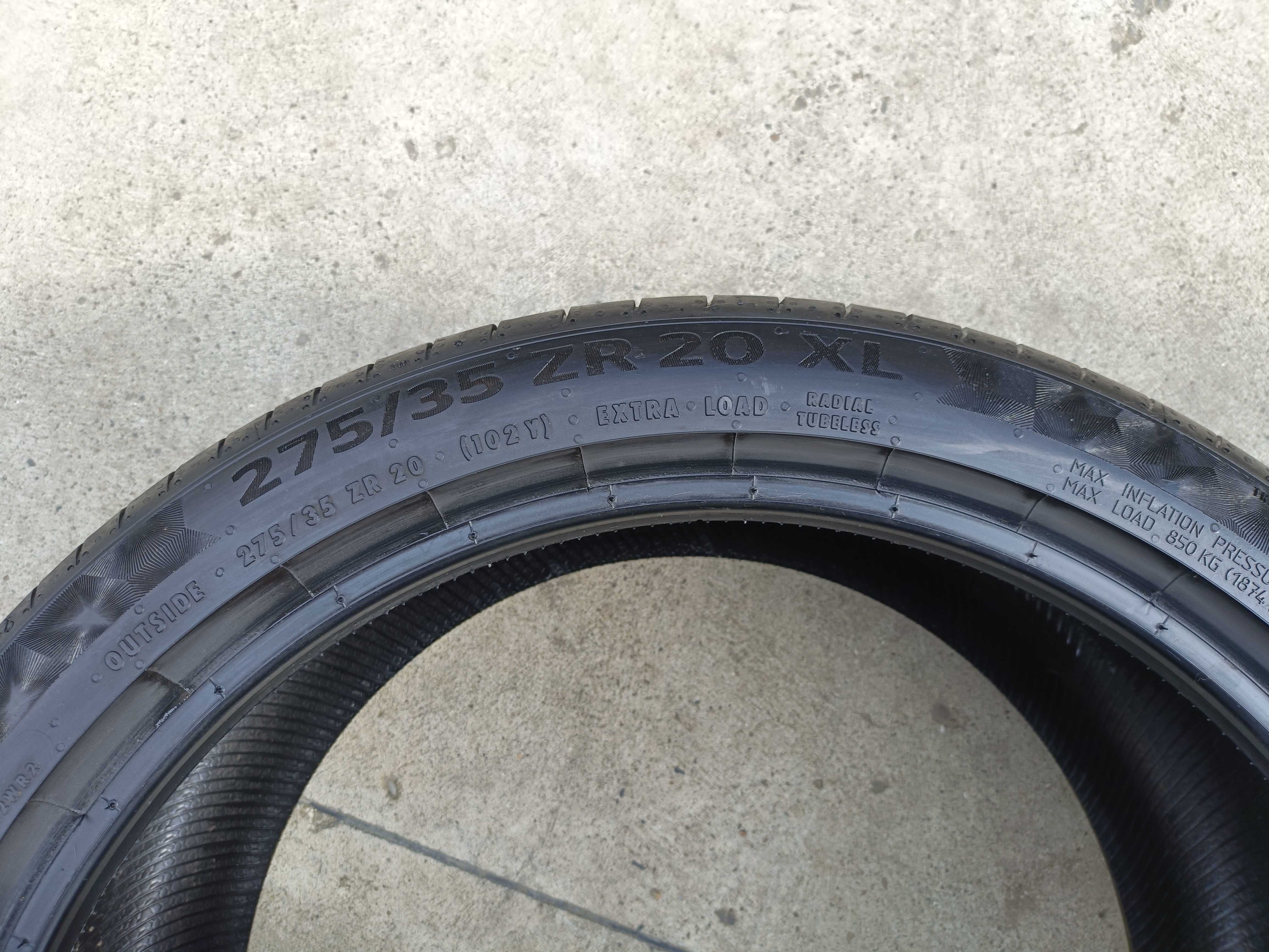 Doua anvelope vara 275 35 20 Continental PremiumContact 6 run flat