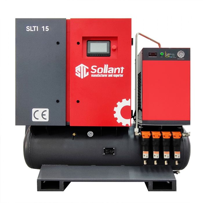 Винтовой компрессор 16 бар 1.35 куб Для лазерной резки