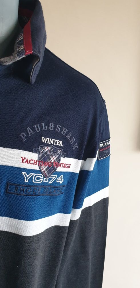 Paul & Shark Cotton Mens Size L / XL НОВО! ОРИГИНАЛ! Мъжка Блуза.