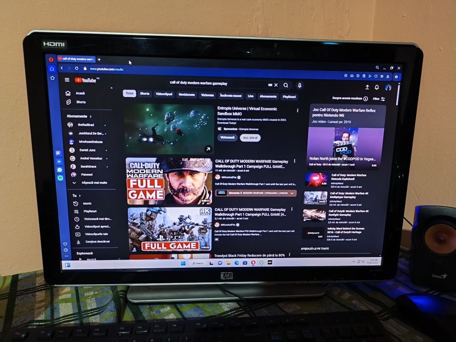 Vând monitor HP reglabil