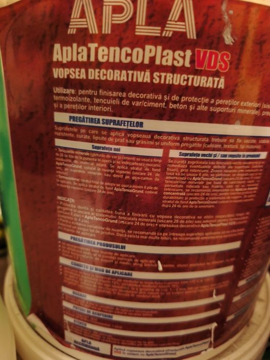 Vopsea Decorativa Structurată APLA TENCO PLAST VDS