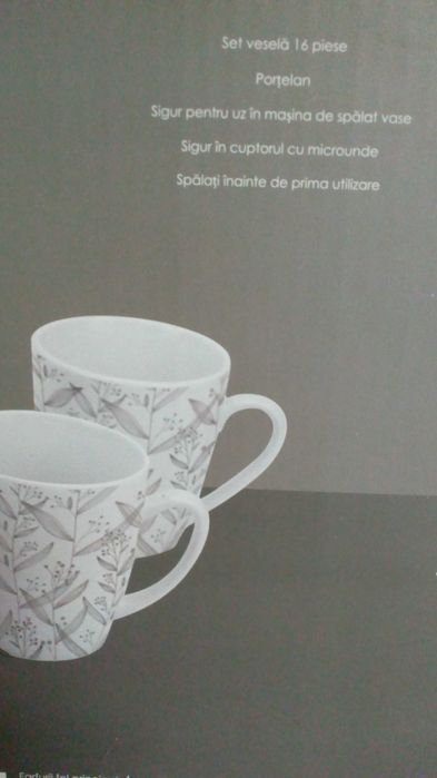set veselă 16 piese