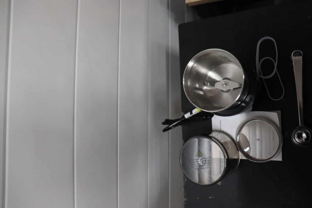 Електрическа кафемелачка KYG неръждаема стомана, 300W, 100 г