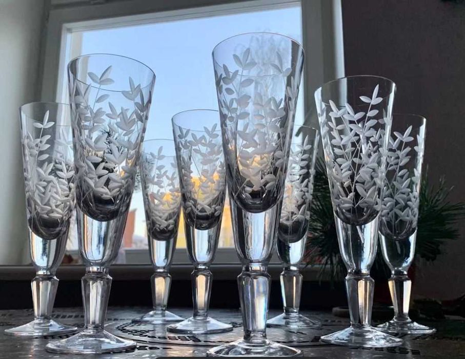 Фужеры Весна 10 шт. Гусь Хрустальный Завод