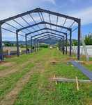 Vand și construiesc o gama larga de hale sau structuri metalice noi sa