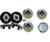 Set 4 Embleme Capace Roti Sigle Jante Aliaj Renault 60MM, 403158825R