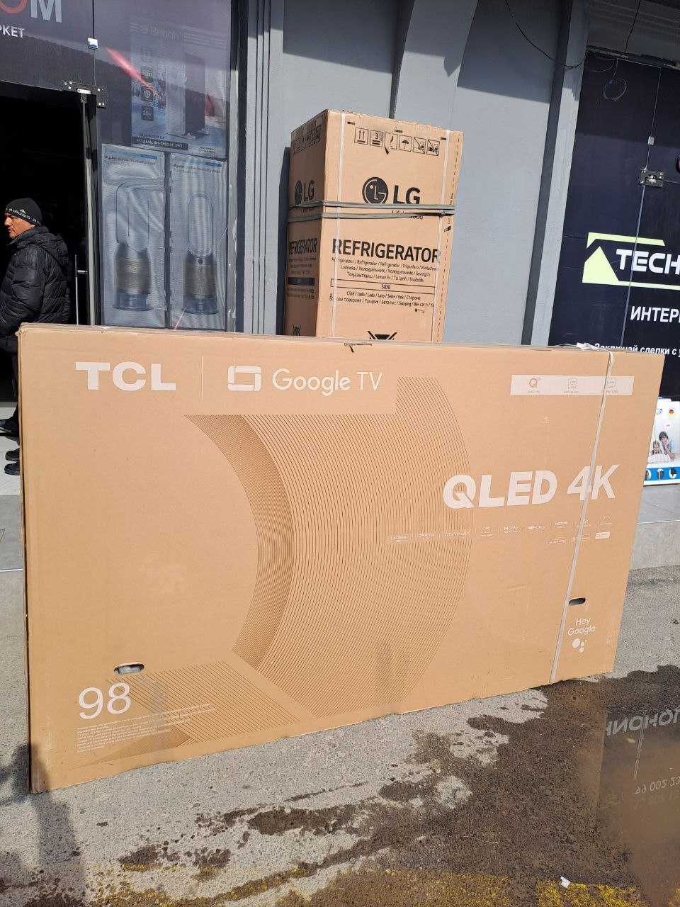 Телевизор TCL 98 C655 p QLED 4K 144 hz Google TV доставка бесплатно