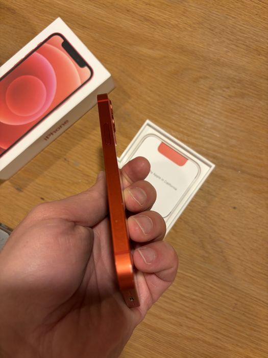 Iphone 12 Mini RED 64Gb pachet complet + extra Neverlocked
