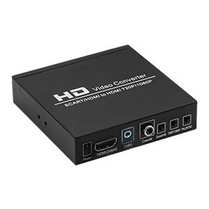 SCART/HDMI към HDMI 720/1080p видео конвертор/PS/Wii/XBOX/DVD/HD