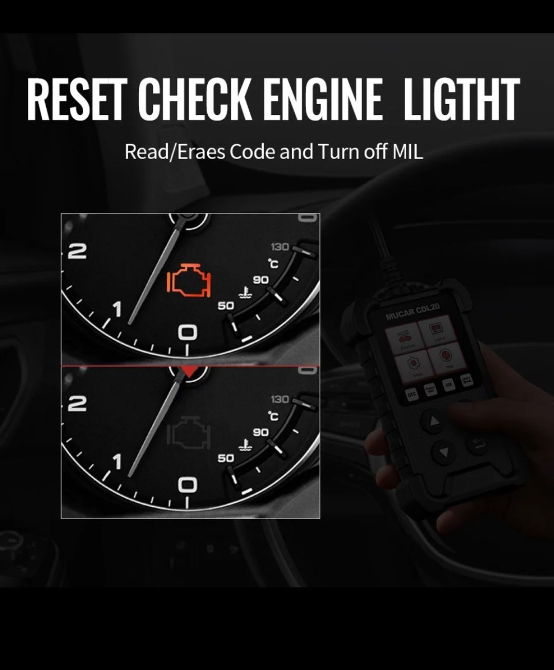 Mucar CDL20  Сканер All protocol. OBD2 поддержка Can. русский язык.